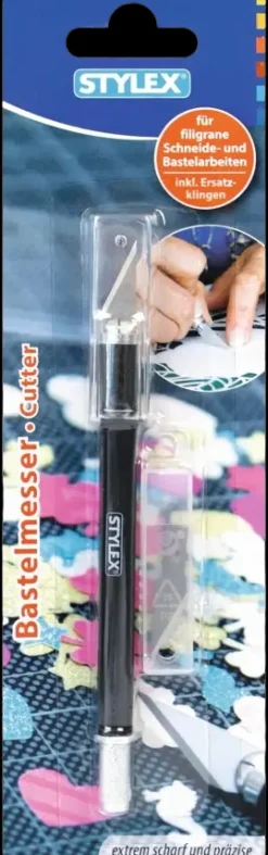Stylex Askartelutarvikkeet-Askarteluveitsi + 3Kpl Varateria