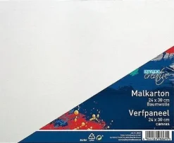 Stylex Askartelutarvikkeet-Maalauspohja Canvas 3Mm 24X30Cm