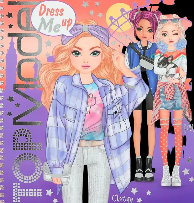 TOPModel Askartelutarvikkeet-Dress Me Up Tarrakirja
