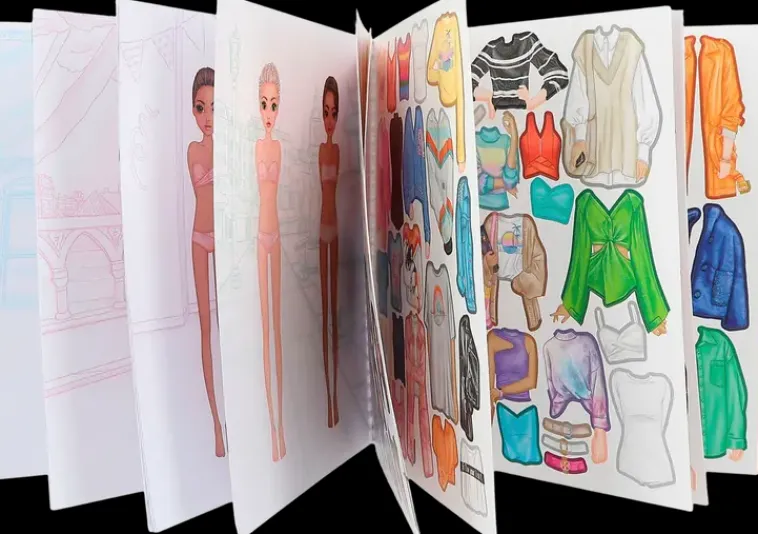 TOPModel Askartelutarvikkeet-Dress Me Up Tarrakirja