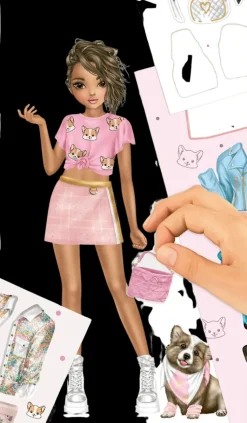 TOPModel Askartelutarvikkeet-Dress Me Up Tarrakirja Corgi