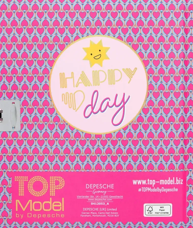 TOPModel Askartelutarvikkeet-Paivakirja Seventies