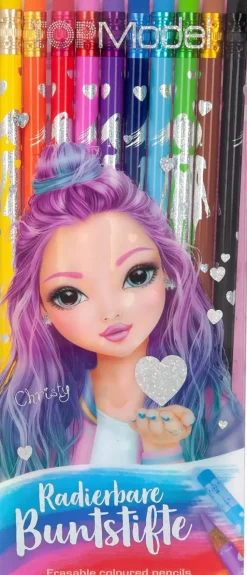 TOPModel Askartelutarvikkeet-Puuvarikynat Ja Pyyhekumipaat