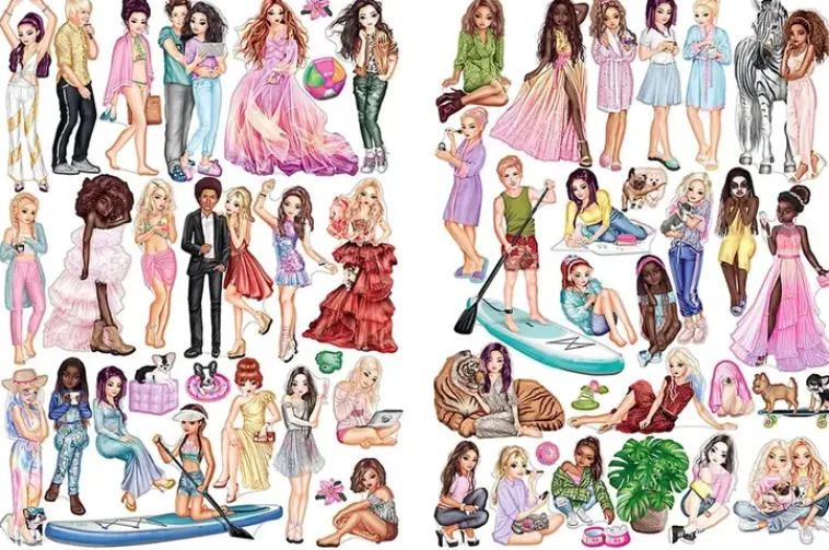 TOPModel Askartelutarvikkeet-Stickerworld