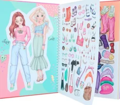 TOPModel Askartelutarvikkeet-Suunnittelukirja & Varityskynat