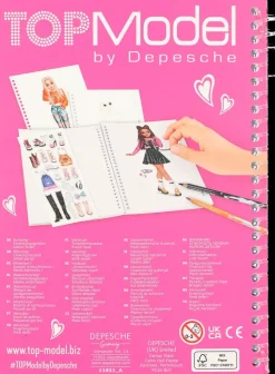 TOPModel Askartelutarvikkeet-Taskuvarityskirja