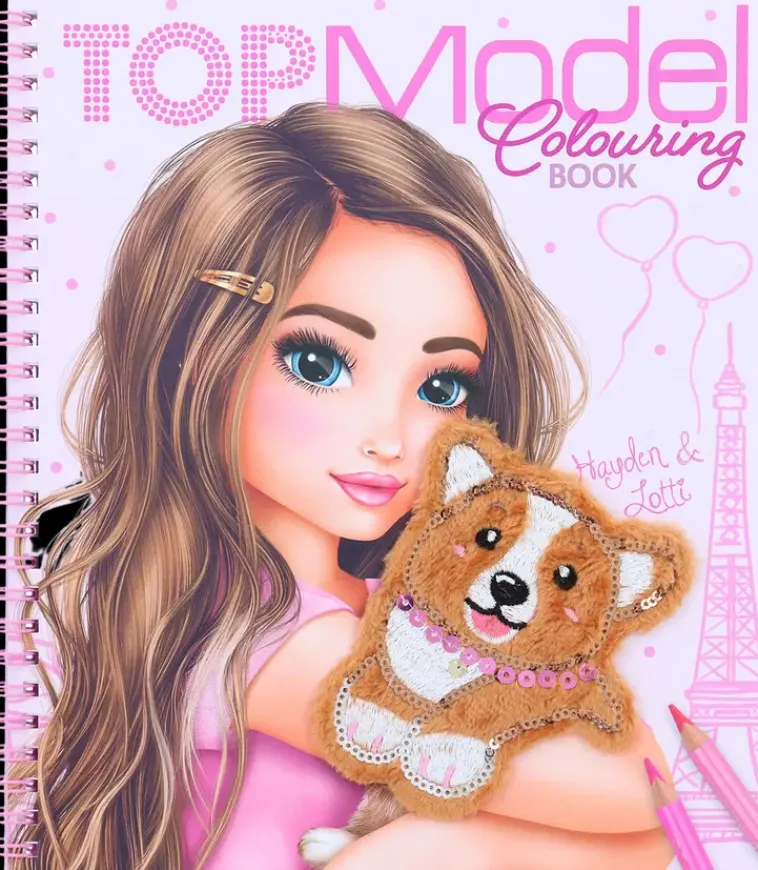 TOPModel Askartelutarvikkeet-Varityskirja Corgi