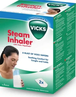 Vicks Muut Kauneuden- Ja Terveydenhoitolaitteet-Hoyryinhalaattori
