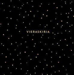 Vieraskirja Kulta Paperitarvikkeet