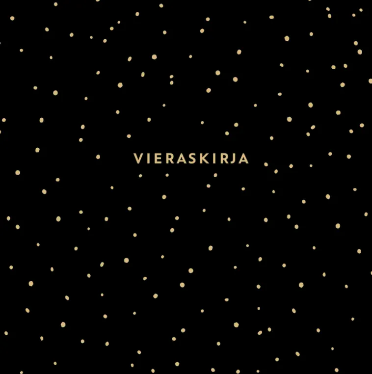 Vieraskirja Kulta Paperitarvikkeet