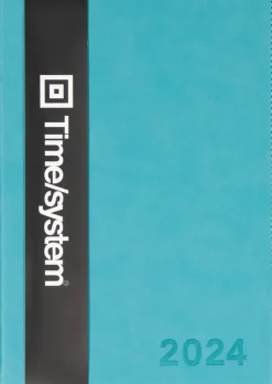 New Vuosikalenteri Time System Classic A5 Turkos 2024 Kalenterit